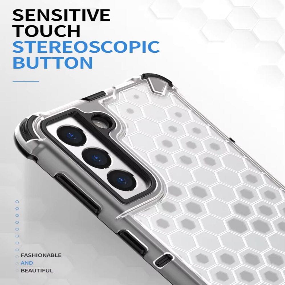Honeycomb Design Phone Case for Samsung Galaxy S21 FE Back Cover Onezeros.in