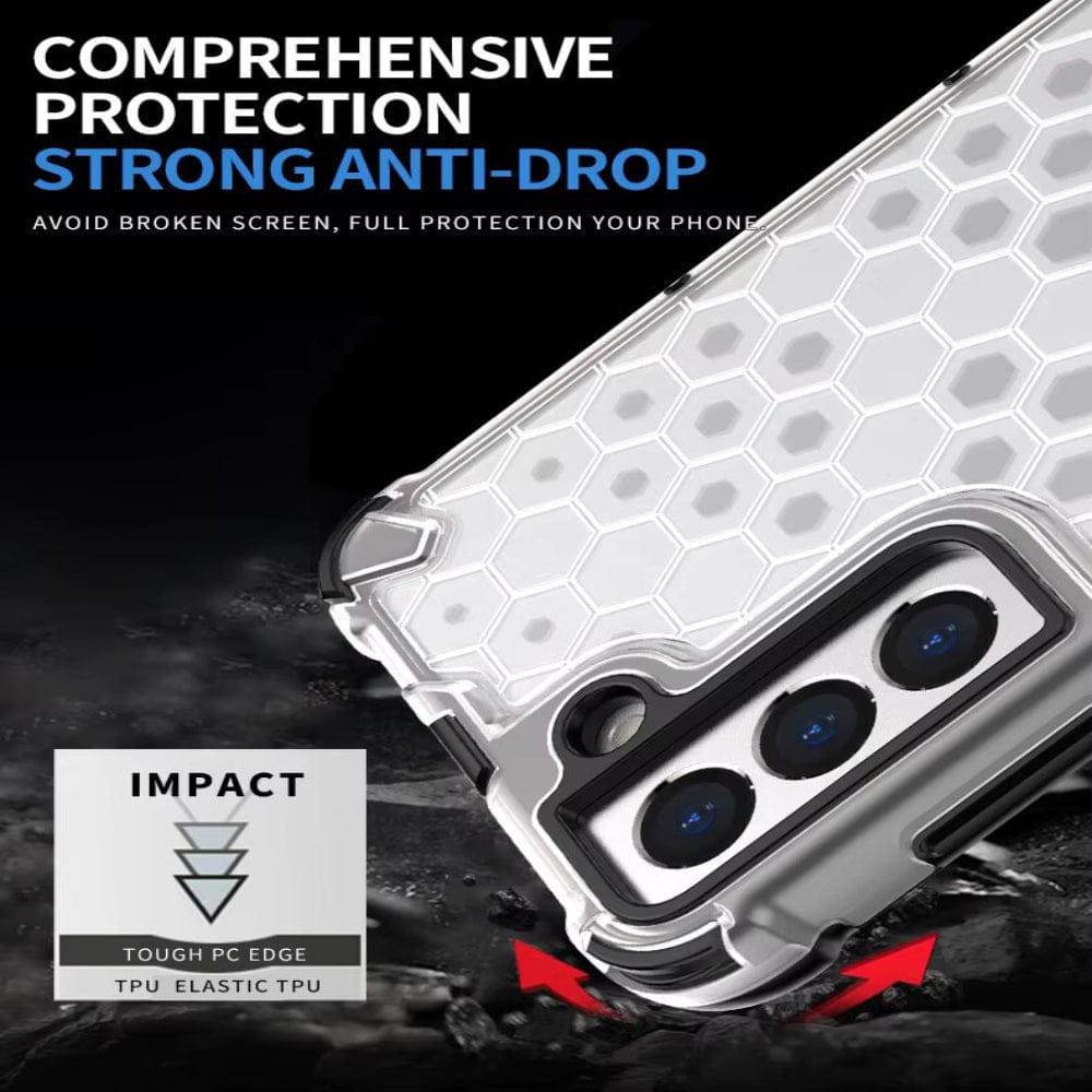 Honeycomb Design Phone Case for Samsung Galaxy S21 FE Back Cover Onezeros.in