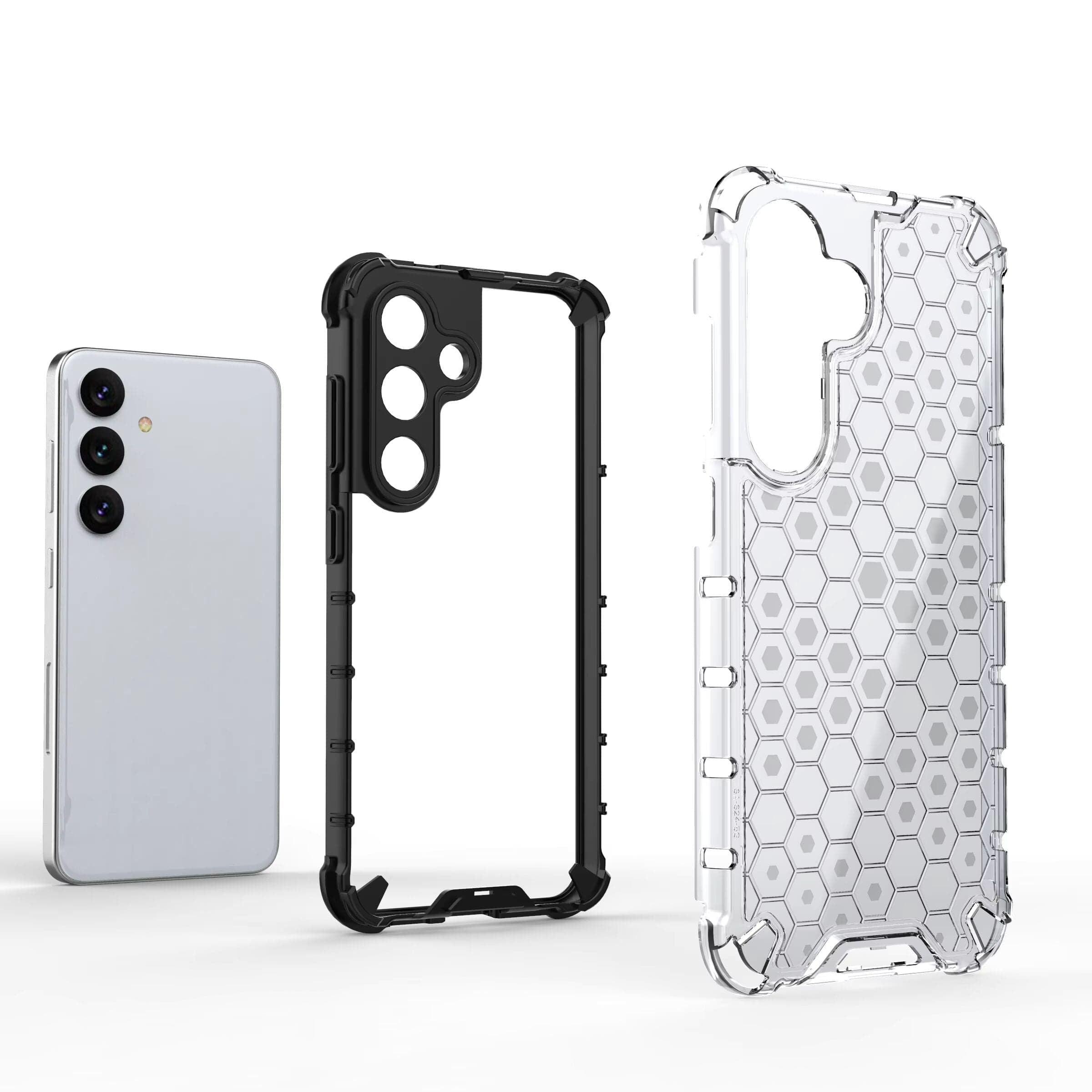 Honeycomb Design Phone Case for Samsung Galaxy S23 FE Back Cover Onezeros.in