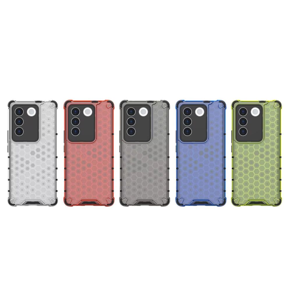 Honeycomb Design Phone Case for Vivo V27/V27 Pro Back Cover Onezeros.in