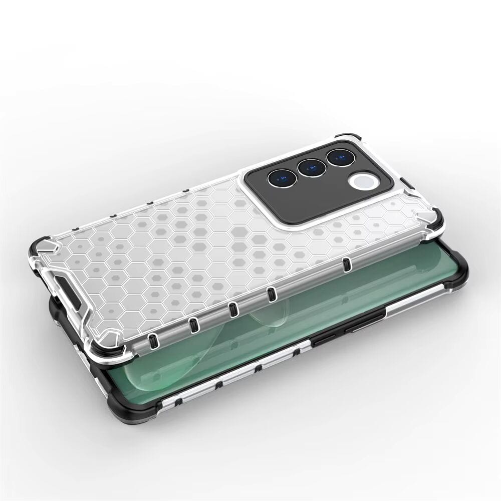 Honeycomb Design Phone Case for Vivo V27/V27 Pro Back Cover Onezeros.in