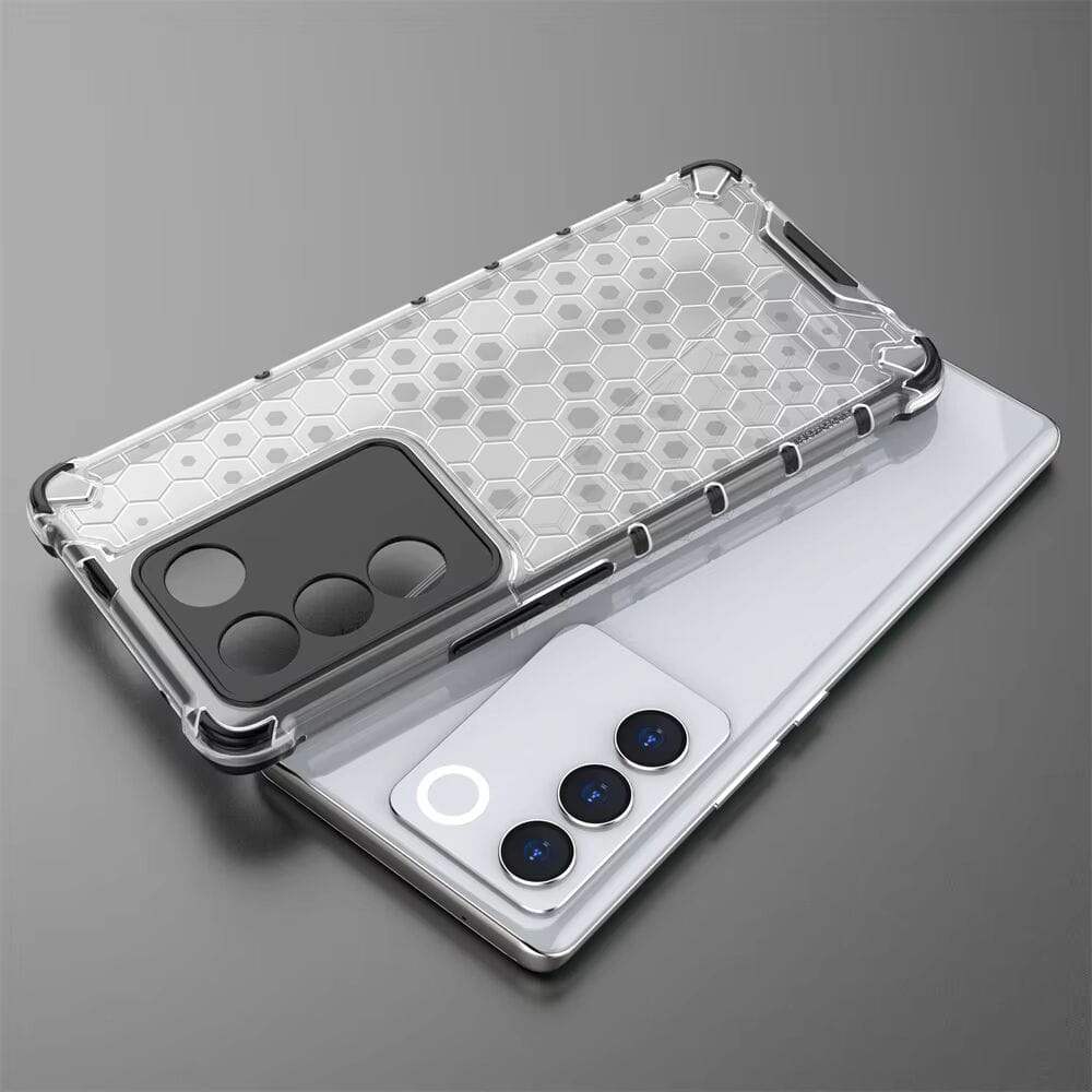 Honeycomb Design Phone Case for Vivo V27/V27 Pro Back Cover Onezeros.in