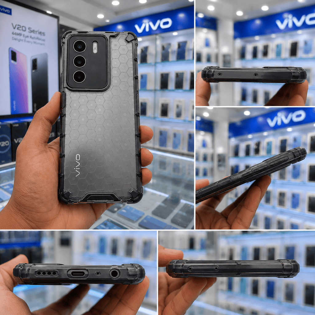 Honeycomb Design Phone Case for Vivo V29/V29 Pro Back Cover Onezeros.in