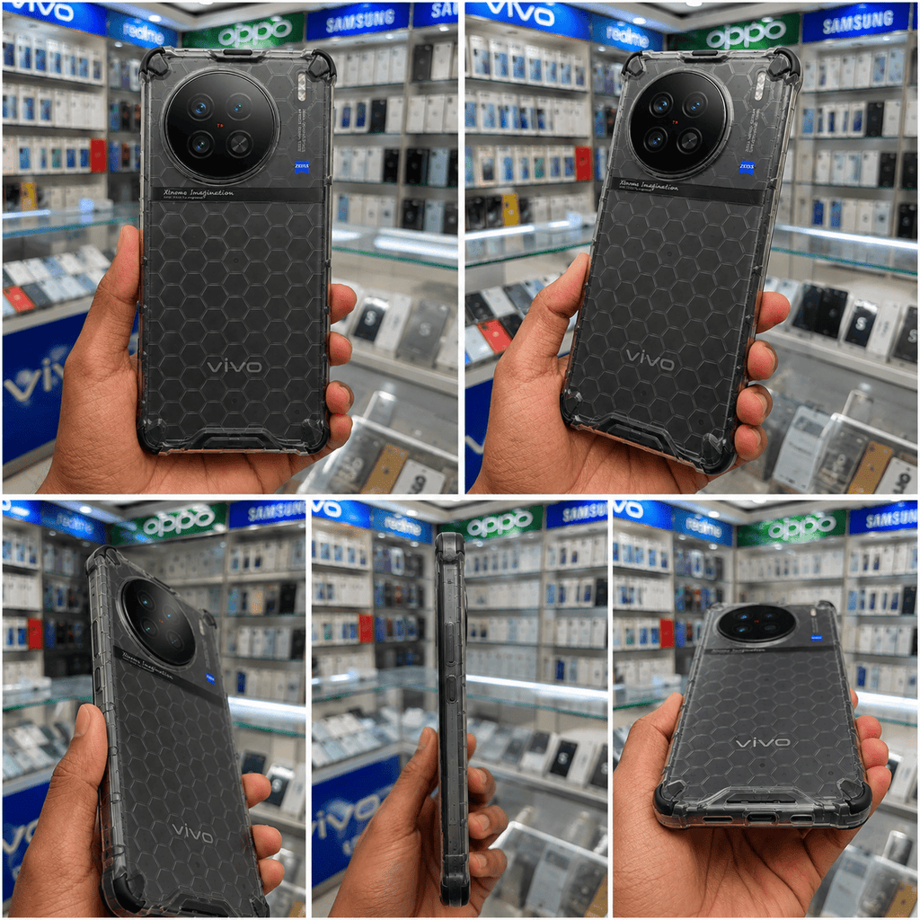 Honeycomb Design Phone Case for Vivo X90 Pro Back Cover Onezeros.in