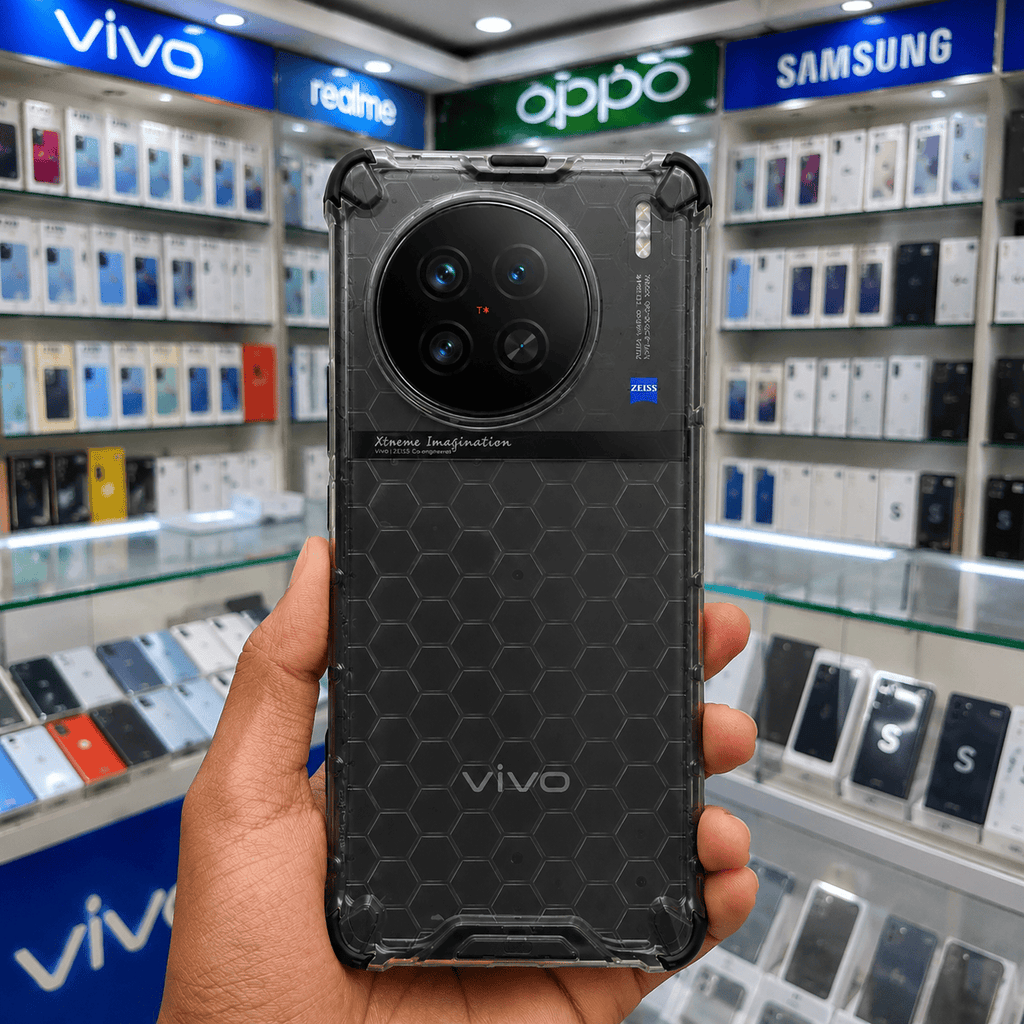 Honeycomb Design Phone Case for Vivo X90 Pro Back Cover Onezeros.in