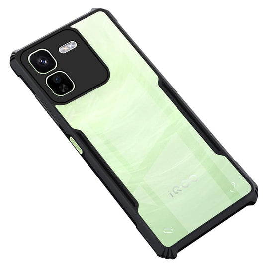 Hybrid Slim Transparent Phone Case For iQOO Z9x 5G Back Cover Onezeros.in