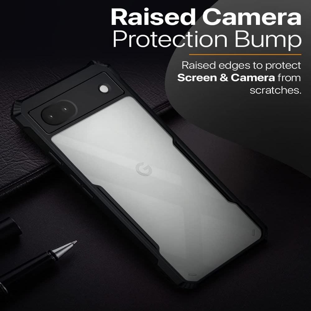 Hybrid Slim Transparent Phone Case For Pixel 6A Back Cover Onezeros.in