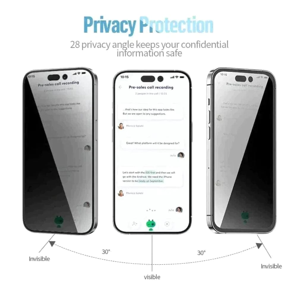 King Kong Privacy Tempered Glass for iPhone 11 Screen Protector Pack of 2 Onezeros.in