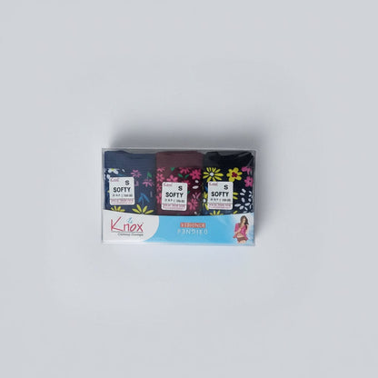 Knox Printed Panties (Pack of 3) Onezeros.in