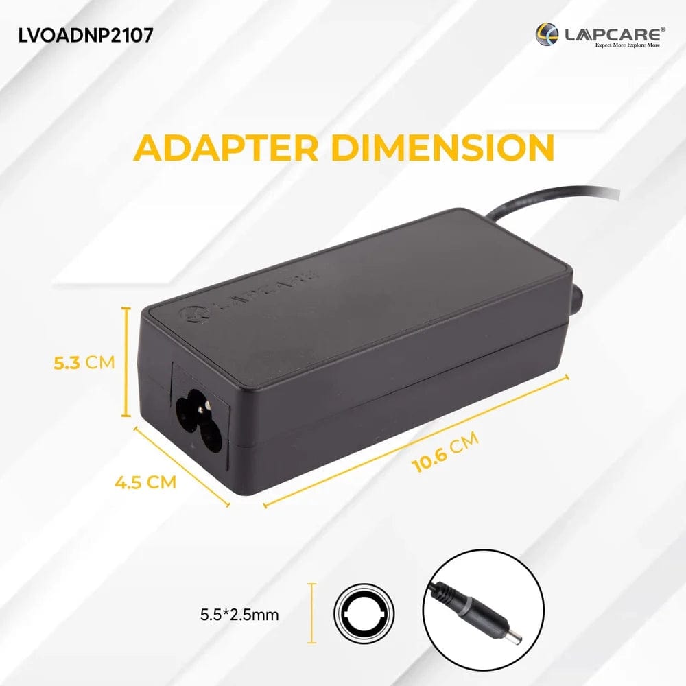 Lapcare Adapter fo Lenovo Y series 20V 3.25A 65w Laptop Charger Onezeros.in