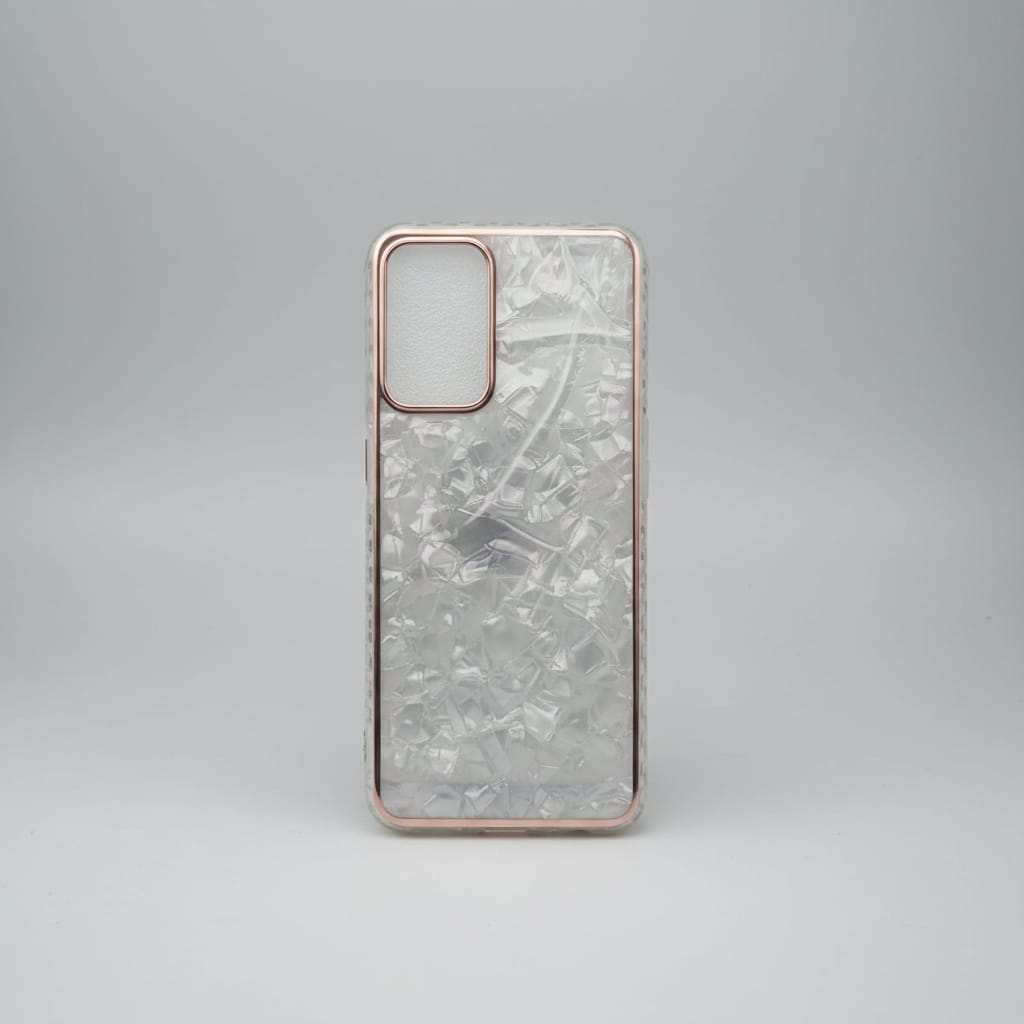 Marble Pattern Back Cover For OPPO A16 Phone Case With Pop Up Holder Onezeros.in