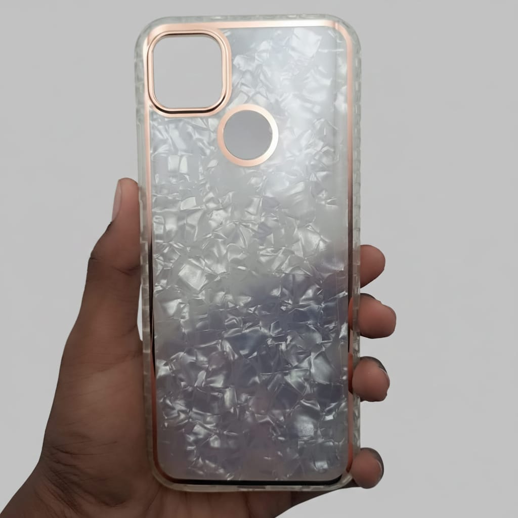 Marble Pattern Back Cover For Redmi 9 Phone Case With Pop Up Holder Onezeros.in
