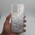Marble Pattern Back Cover For Redmi Note 10 Phone Case With Pop Up Holder White Onezeros.in