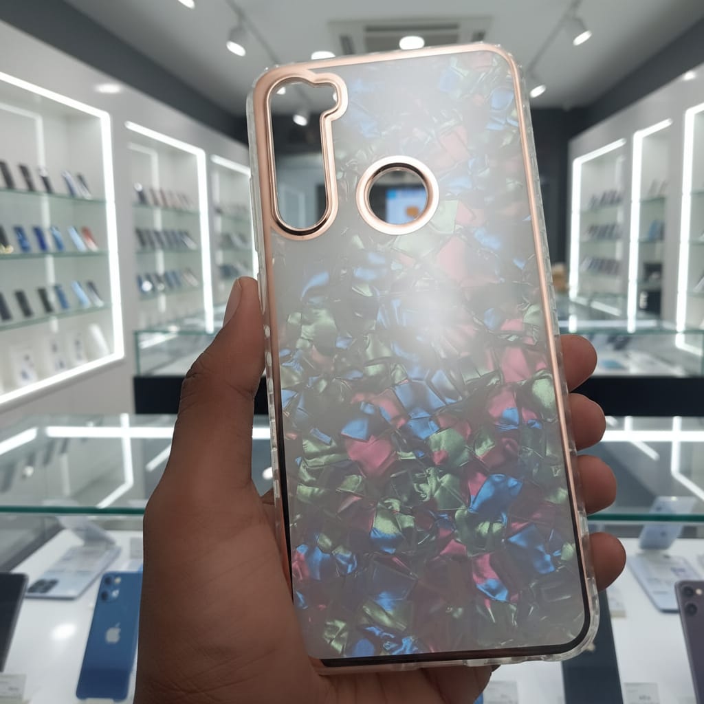 Marble Pattern Back Cover For Redmi Note 8 Phone Case With Pop Up Holder Mixed Onezeros.in