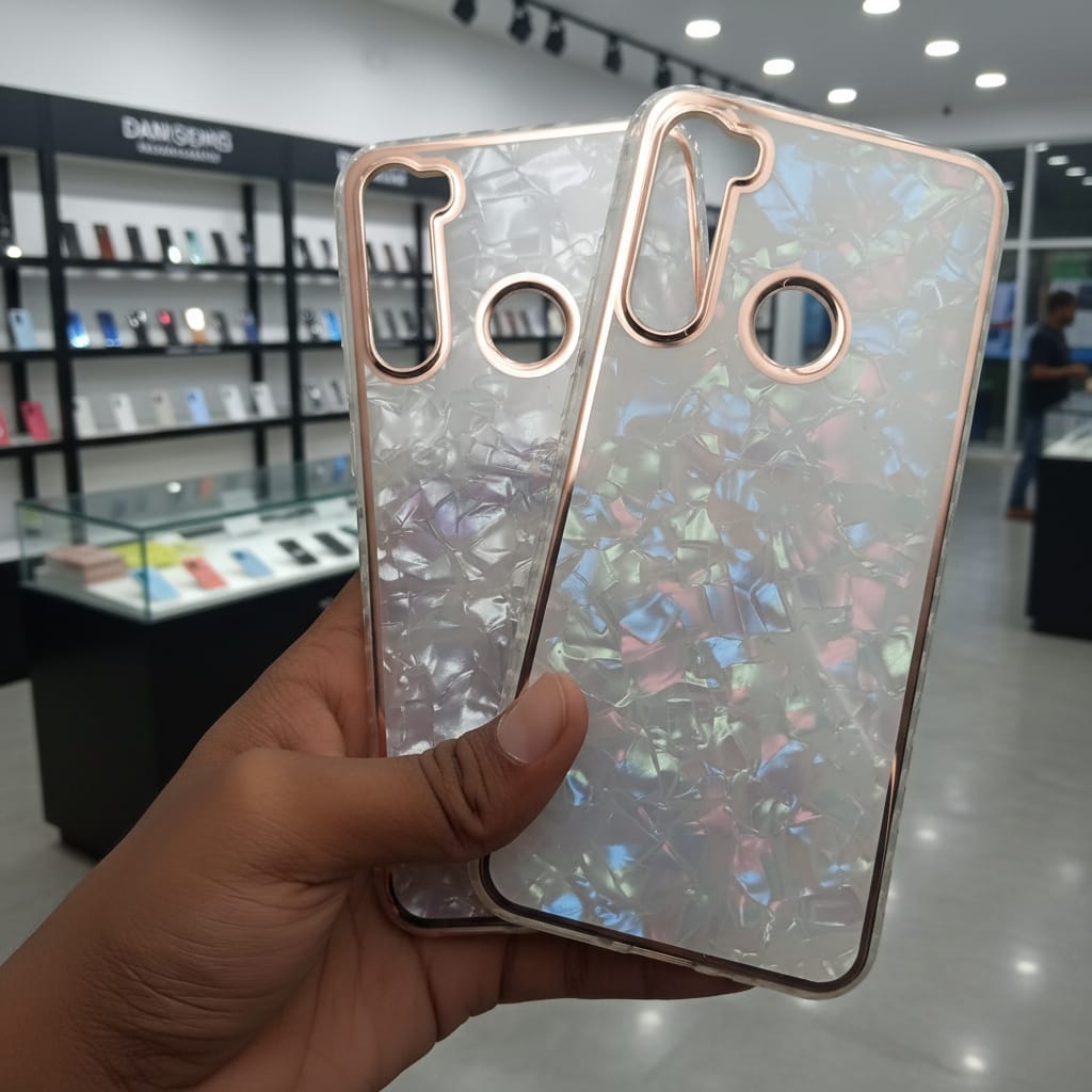 Marble Pattern Back Cover For Redmi Note 8 Phone Case With Pop Up Holder Onezeros.in