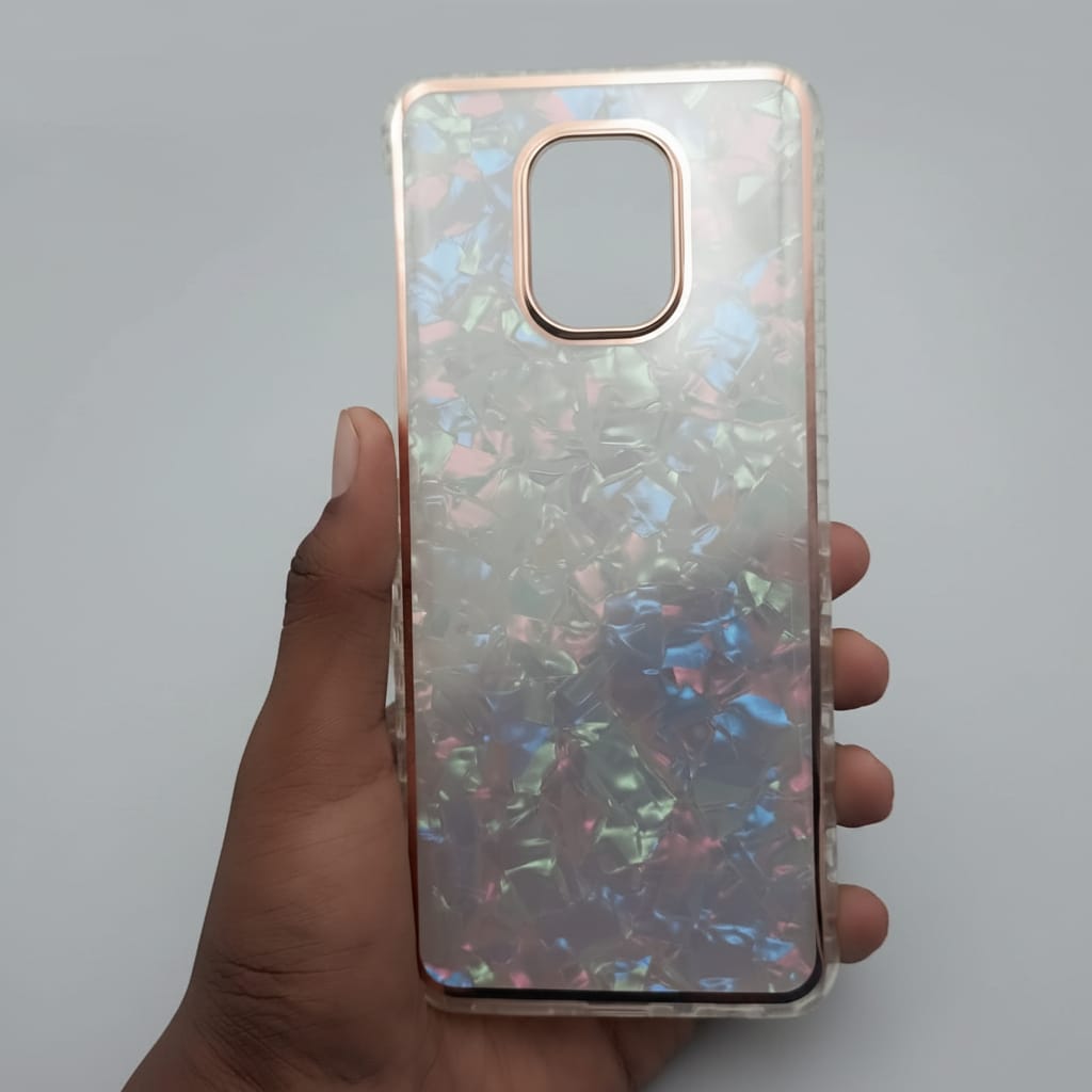 Marble Pattern Back Cover For Redmi Note 9 Pro Phone Case With Pop Up Holder Onezeros.in