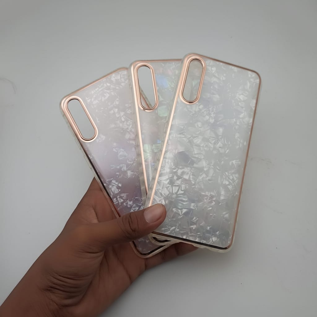 Marble Pattern Back Cover For Samsung A50/A30s Phone Case With Pop Up Holder Onezeros.in