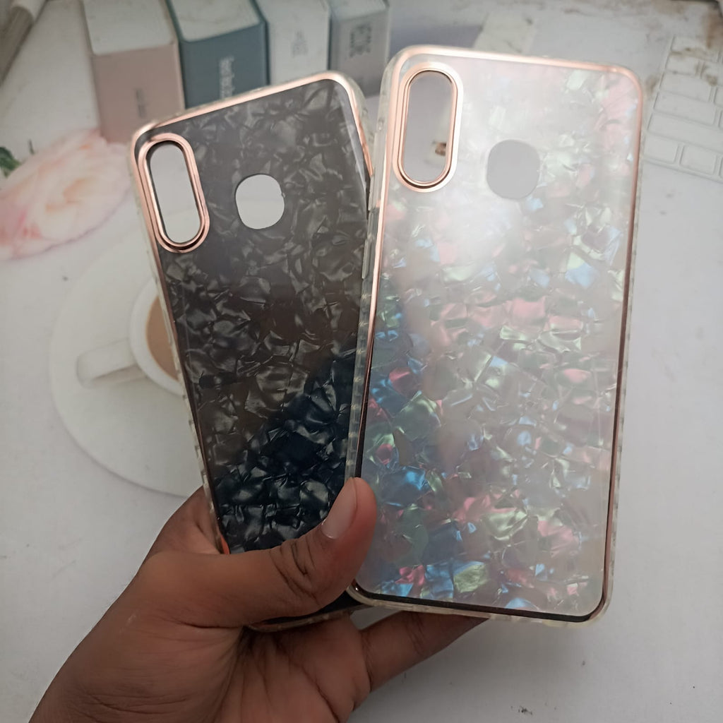 Marble Pattern Back Cover For Samsung Galaxy A20/A30/M10s Phone Case With Pop Up Holder Onezeros.in