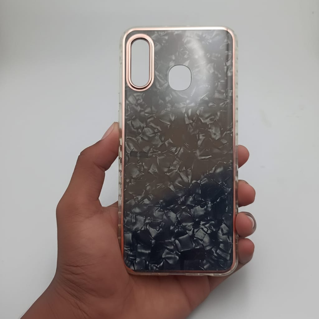 Marble Pattern Back Cover For Samsung Galaxy A20/A30/M10s Phone Case With Pop Up Holder Onezeros.in