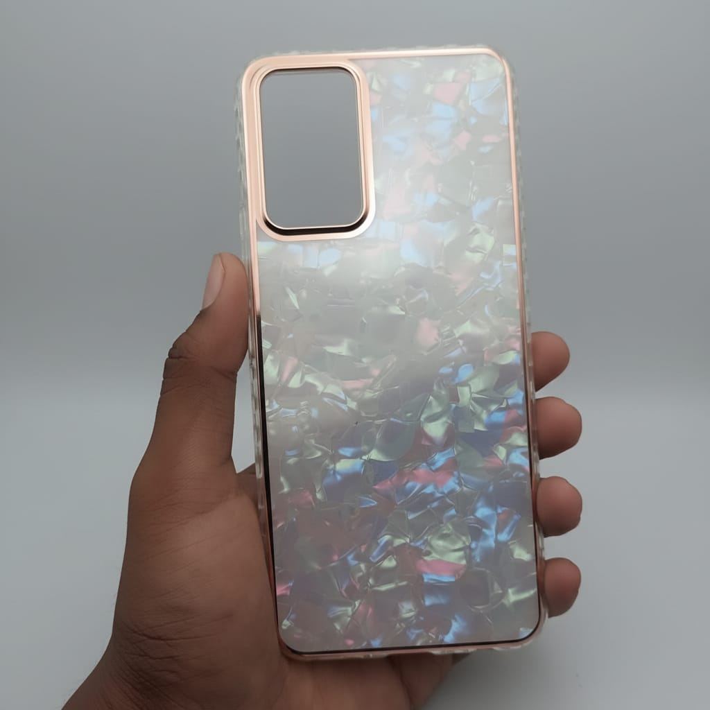 Marble Pattern Back Cover For Vivo V20 Phone Case With Pop Up Holder Onezeros.in