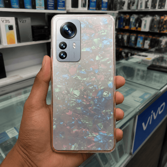 Marble Pattern Back Cover For Xiaomi 12 Pro Phone Case With Pop Up Holder Mixed Onezeros.in