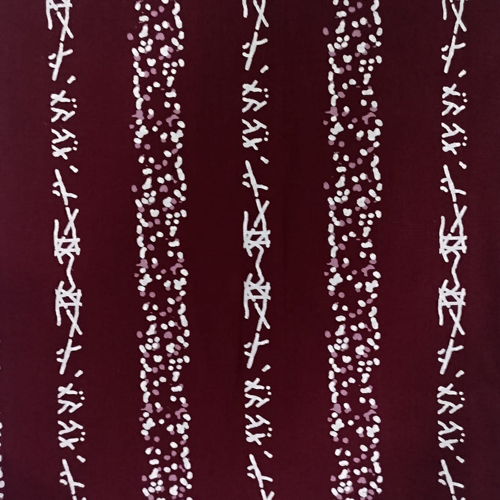 Maroon Stripe Nighty for Women 2XL Onezeros.in
