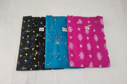 MATHAN Floral Pattern Nighty XXL Onezeros.in