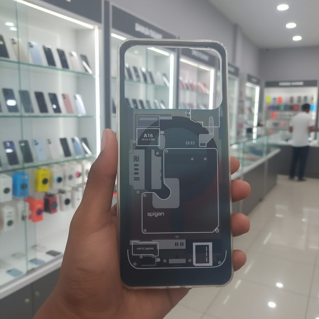 Mechanical Glaze Print Phone Case for POCO C55 Mobile Cover Onezeros.in