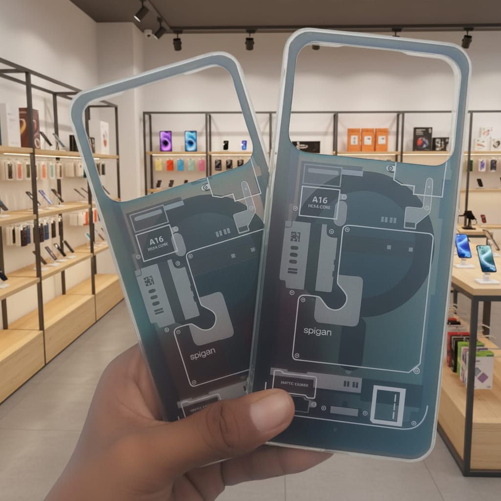 Mechanical Glaze Print Phone Case for POCO C55 Mobile Cover Onezeros.in