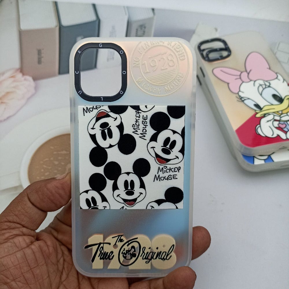 Micky Mouse Cartoon Print Phone Cover for iPhone 11 Case 1 Onezeros.in