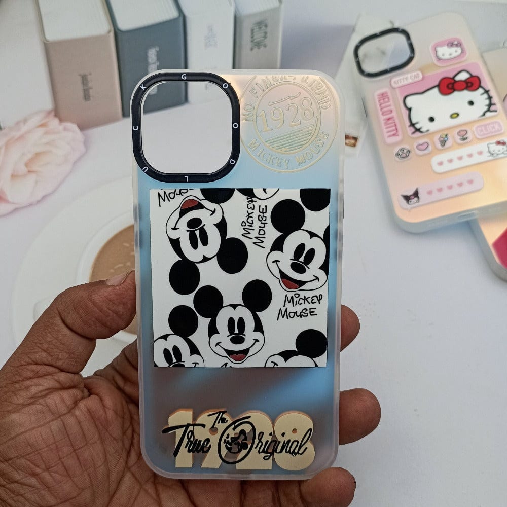 Micky Mouse Cartoon Print Phone Cover for iPhone 13 Case 1 Onezeros.in