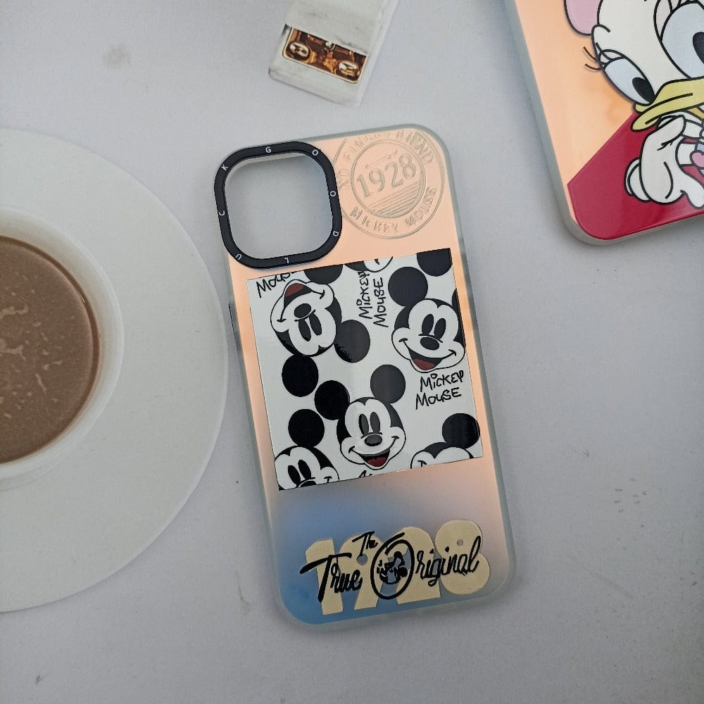 Micky Mouse Cartoon Print Phone Cover for iPhone 13 Case 3 Onezeros.in