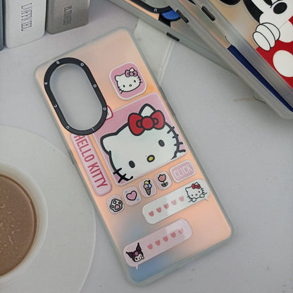 Micky Mouse Cartoon Print Phone Cover for Reno 8T Case 6 Onezeros.in
