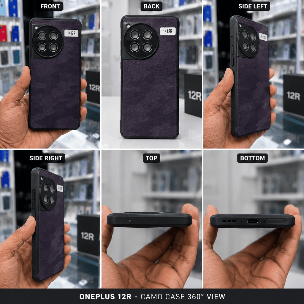 Military Camouflage Phone Case for OnePlus 12R Back Cover Onezeros.in
