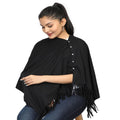 Nursing Shawl for New Generation Mammas Black Onezeros.in