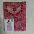 Pansy Purple Color Floral Pattern Nighty XL / 1 Onezeros.in
