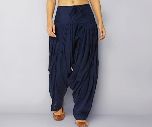 Plain Cotton  Plain Patiala Pant for Women Onezeros.in