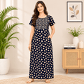 Pranjul 1805 Women's Cotton Printed Nighty XXL OneZeros