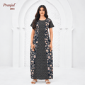 Pranjul Riveter Rose Floral Print Cotton Nighty XL Onezeros.in