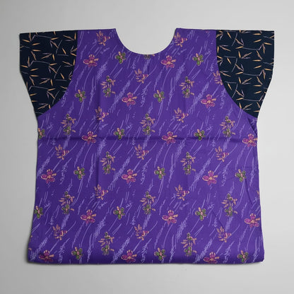 Purple Floral Pattern Big Size Nighty Onezeros.in