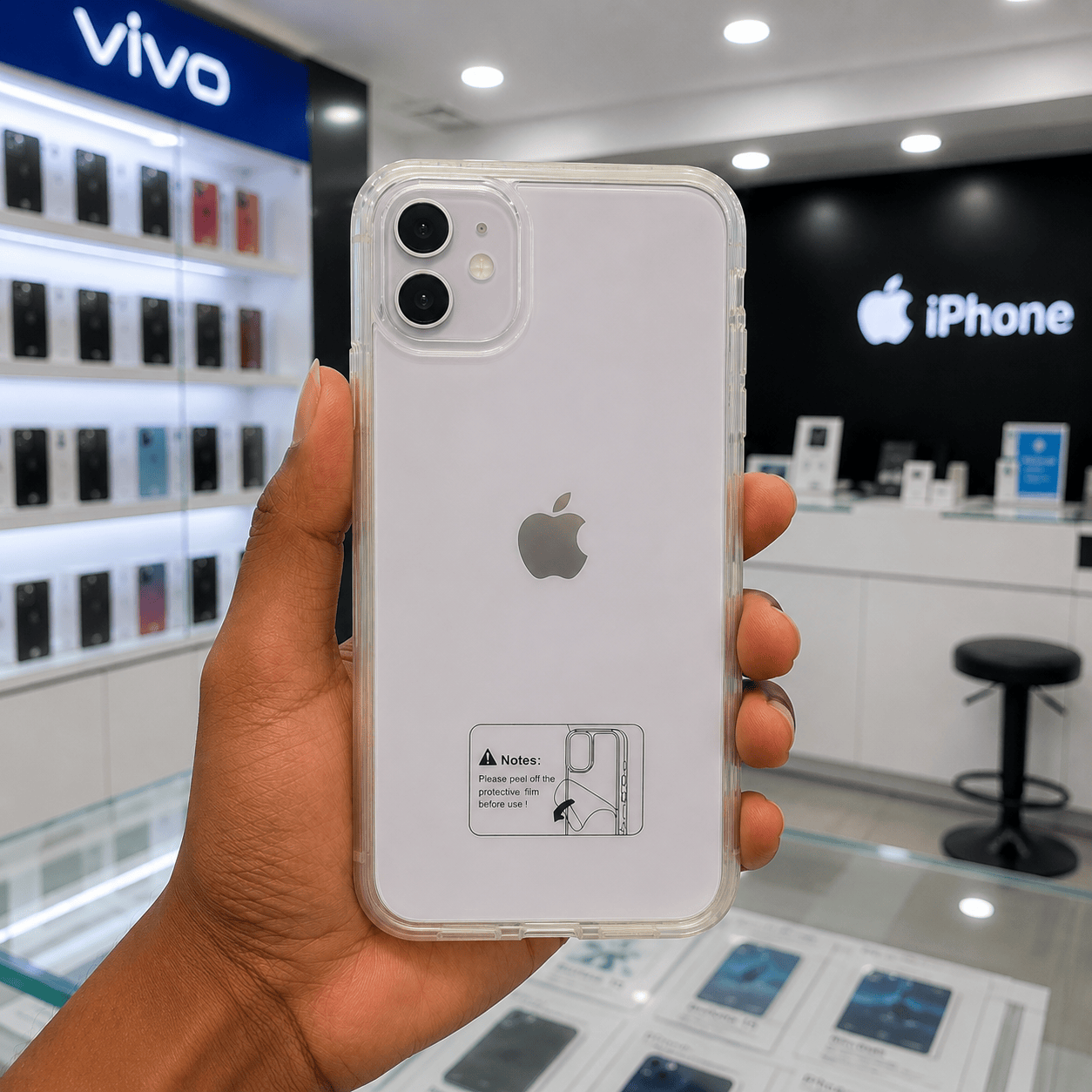 Spigen Neo Hybrid Crystal Clear Transparent Back Cover for Apple iPhone 11 | Shockproof TPU Protective Case OneZeros