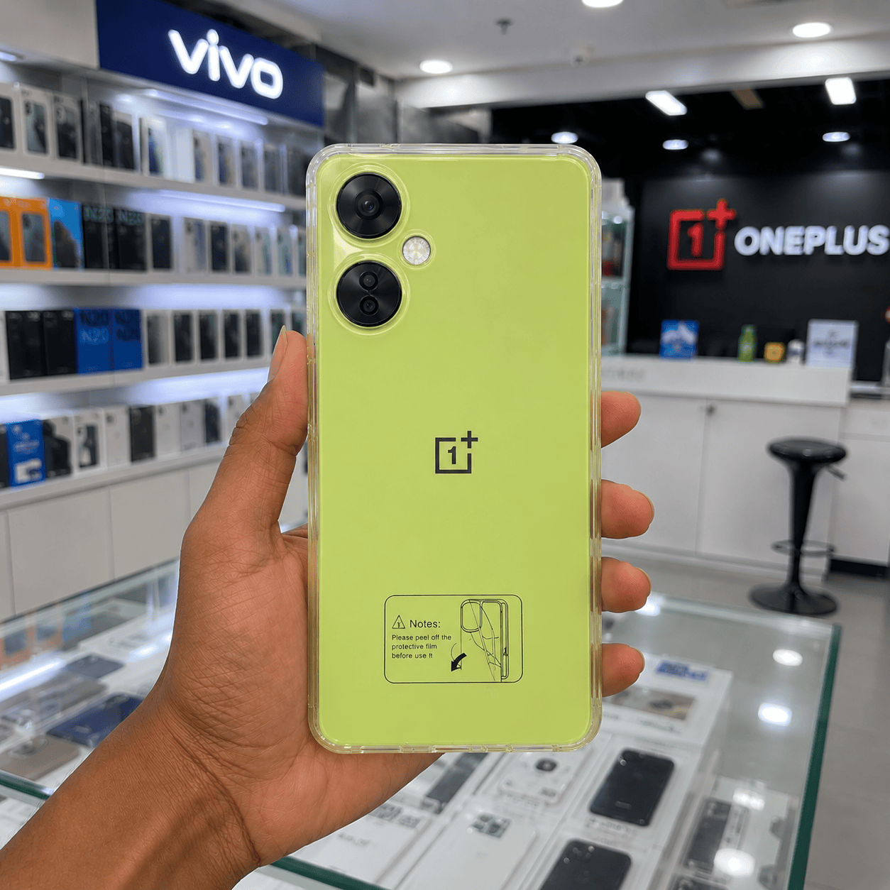 Spigen Neo Hybrid Crystal Clear Transparent Back Cover for OnePlus Nord CE3 Lite 5G | Shockproof TPU Protective Case OneZeros