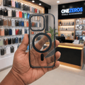 Spigen Transparent Crystal Clear Phone Case for iPhone 14 Pro Black Onezeros.in