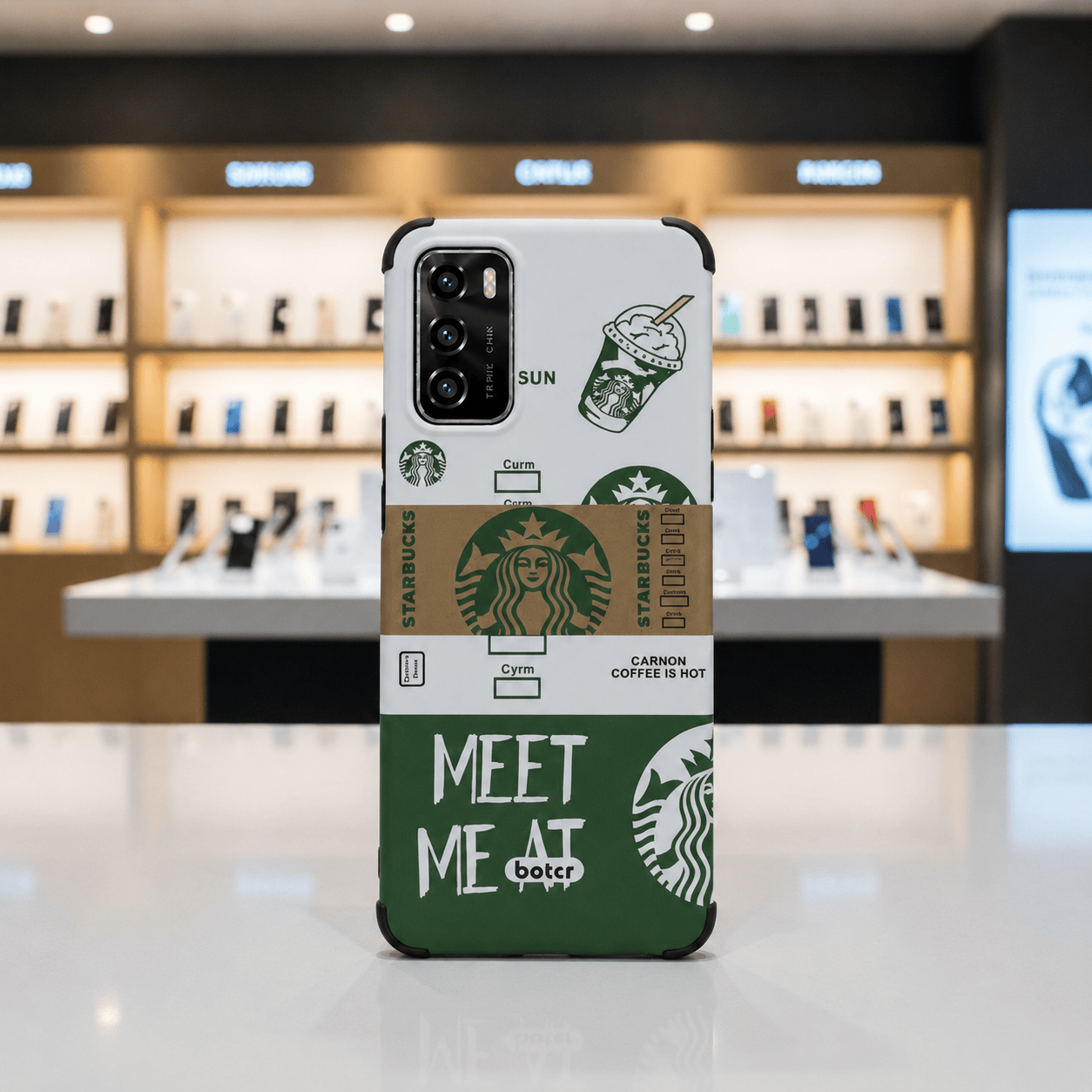 Starbucks Mobile Phone Case for OPPO A16 Back Cover Onezeros.in