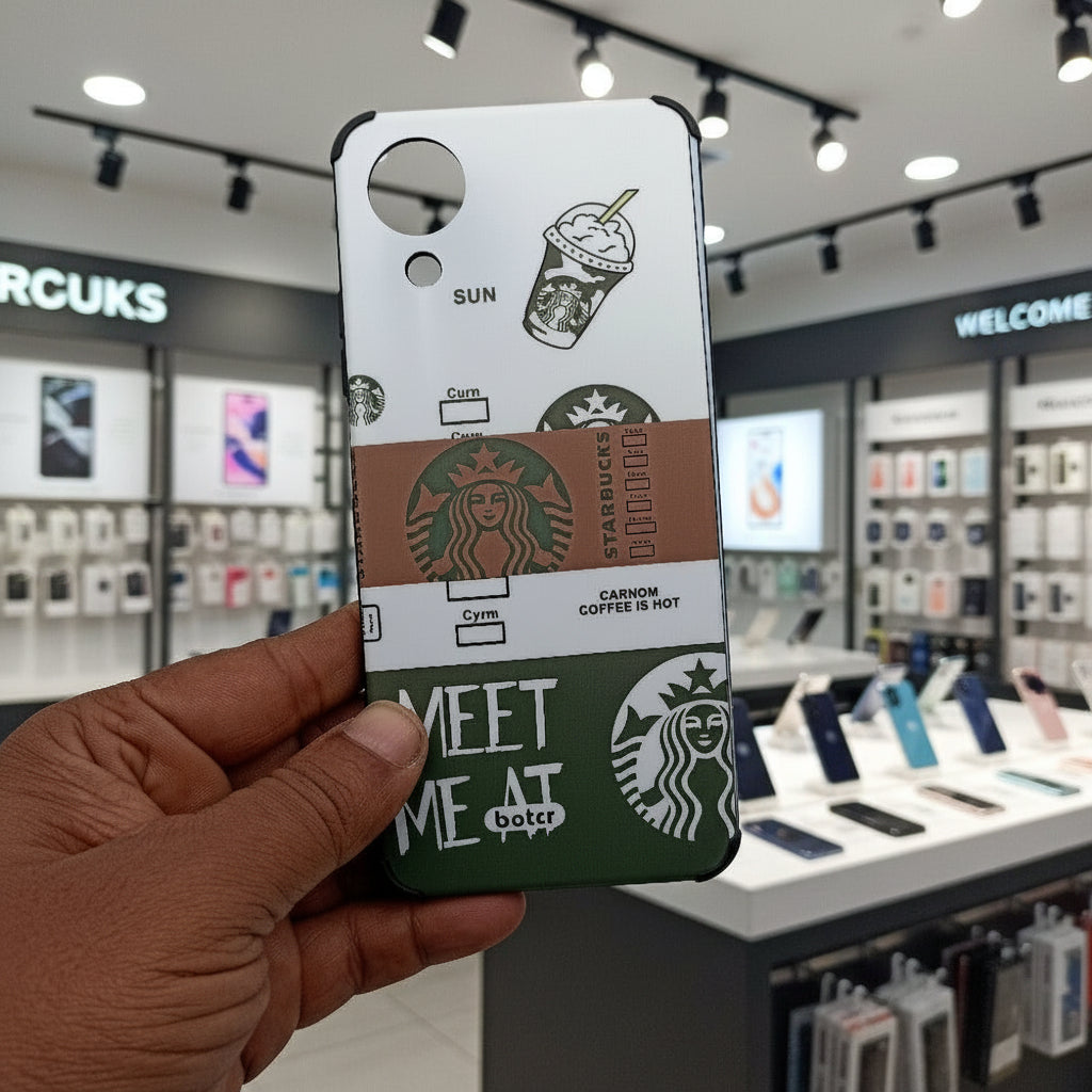 Starbucks Mobile Phone Case for OPPO A17k Back Cover 1 Onezeros.in