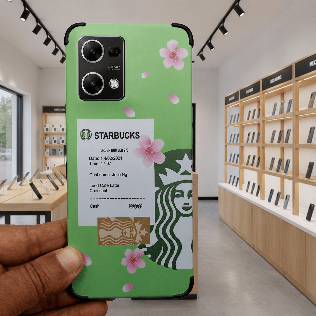 Starbucks Mobile Phone Case for OPPO F21 Pro 4G Back Cover Onezeros.in