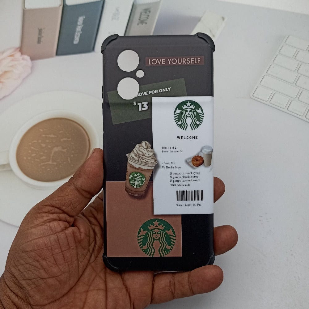 Starbucks Mobile Phone Case for POCO M4 5G Back Cover 3 Onezeros.in