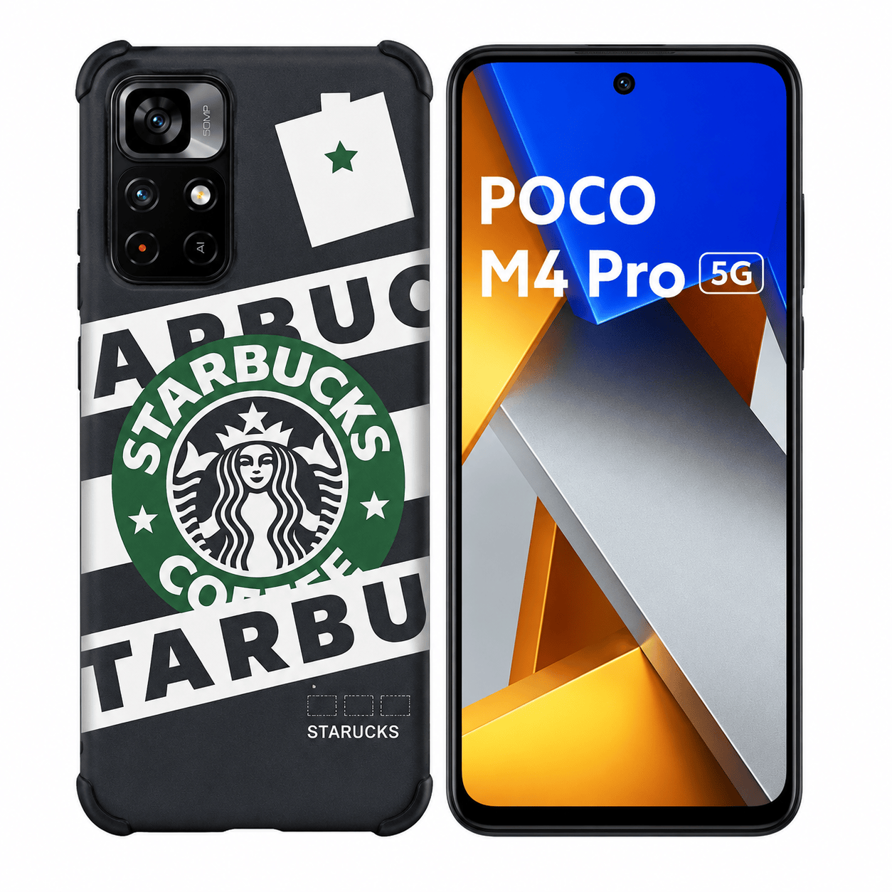 Starbucks Mobile Phone Case for POCO M4 Pro 5G Back Cover 3 Onezeros.in