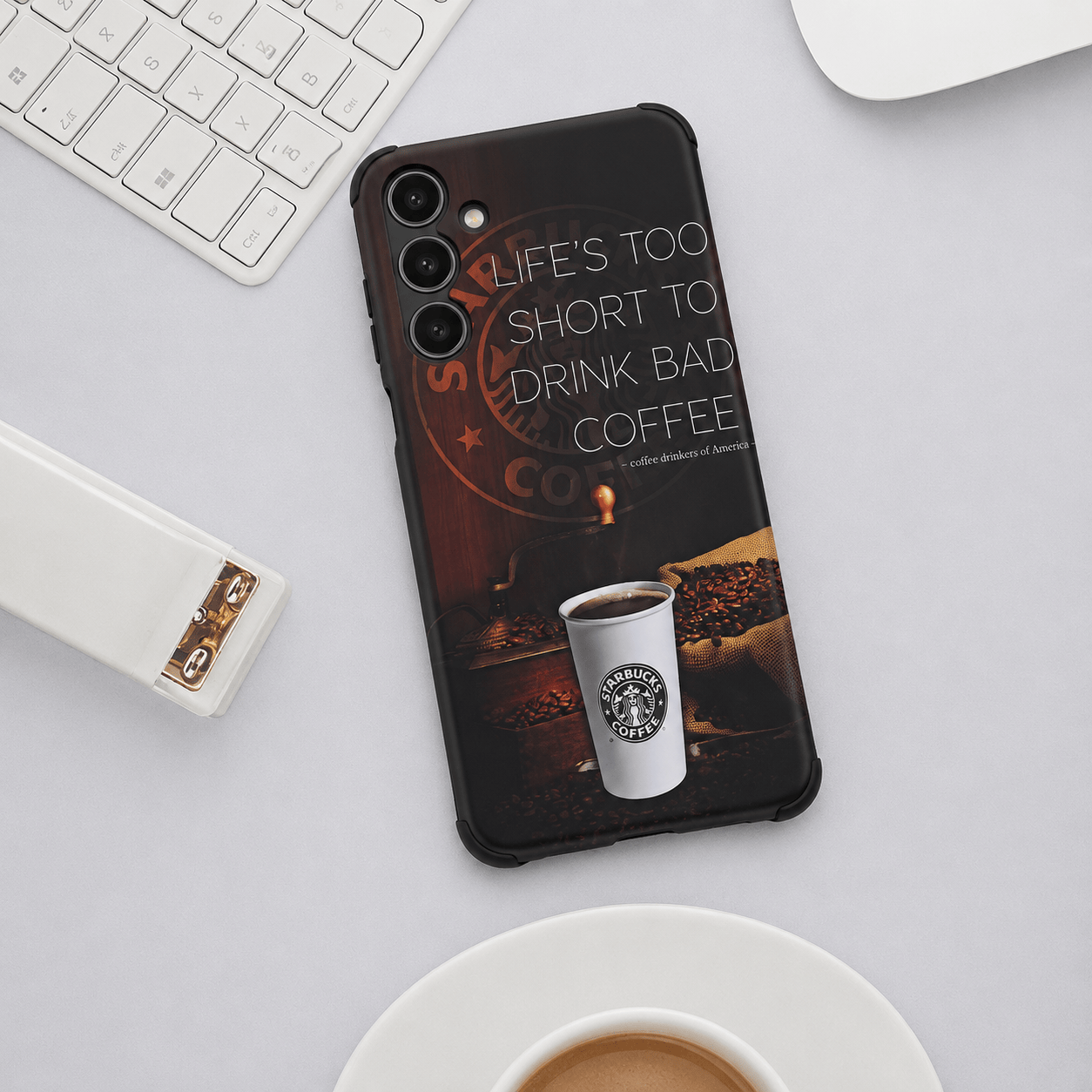 Starbucks Mobile Phone Case for Samsung Galaxy A04s Back Cover 6 Onezeros.in