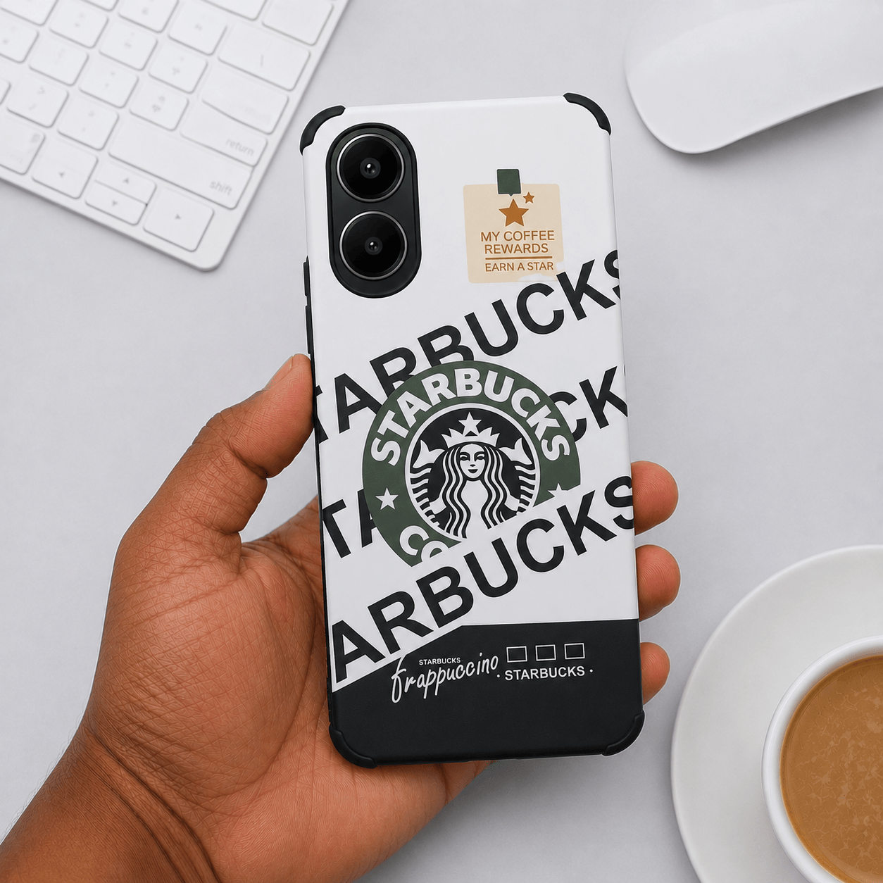 Starbucks Phone Case for Vivo Y02s Back Cover Onezeros.in